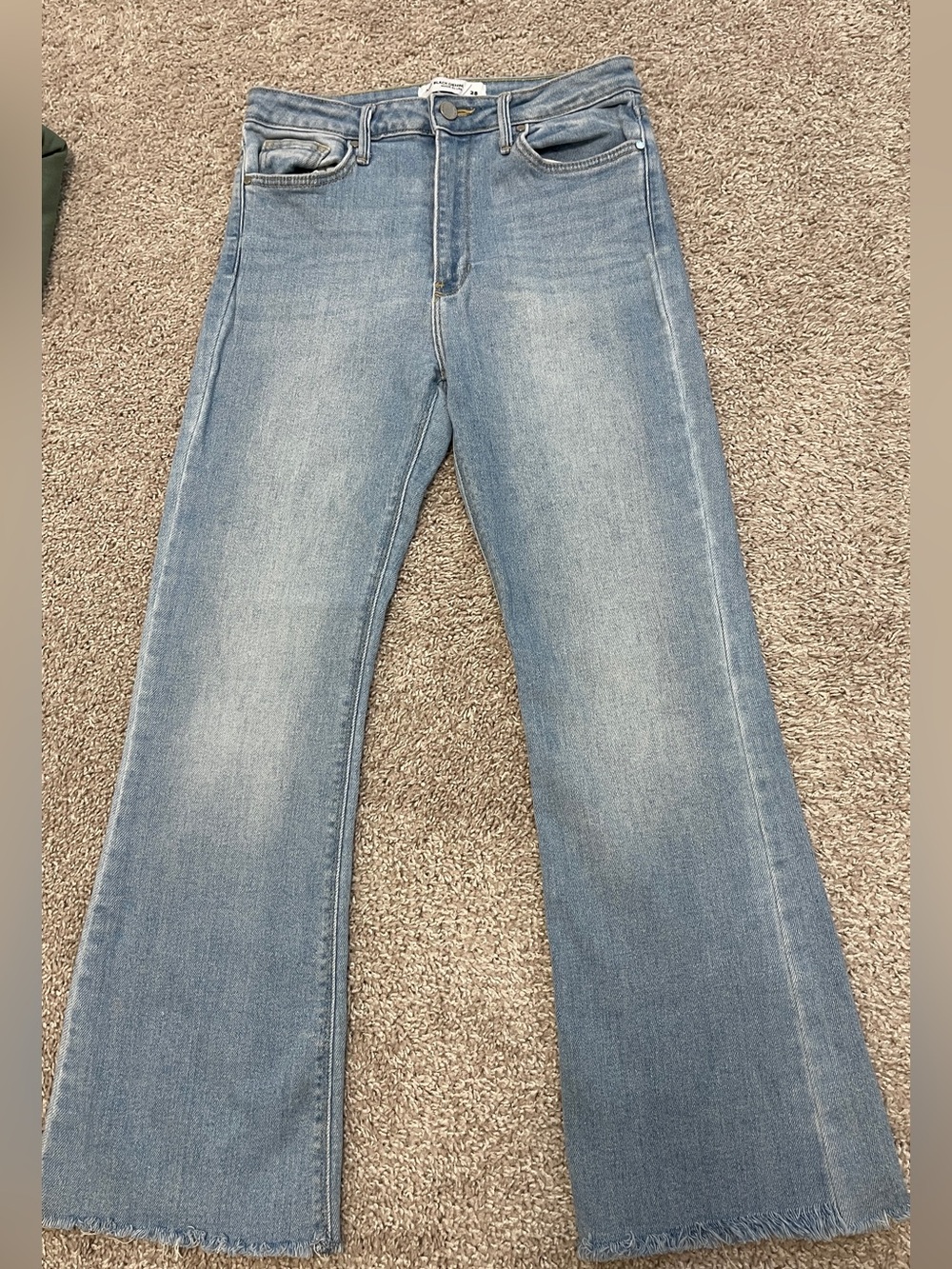 Just Black Denim Light Wash Women’s Flare Jeans Size 28